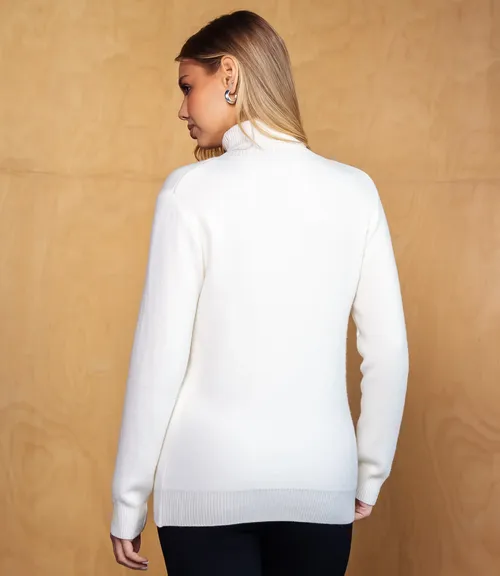 Водолазка #КТ881 (7), молочный 