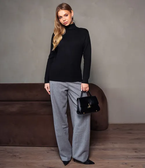 Водолазка #КТ881 (7), чёрный 