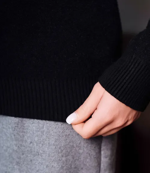 Водолазка #КТ881 (7), чёрный 