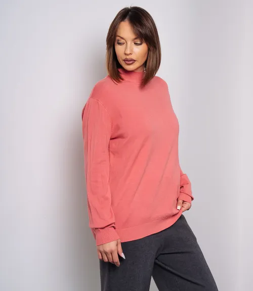 Водолазка #ОКТ07, лососёвый