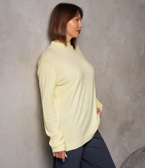 Водолазка #ОКТ07, светло-жёлтый