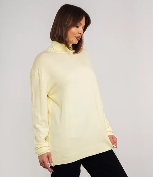 Водолазка #ОКТ08, светло-жёлтый