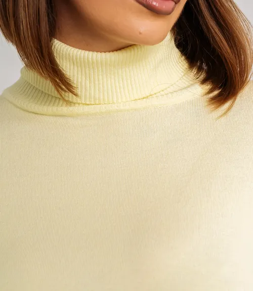 Водолазка #ОКТ08, светло-жёлтый