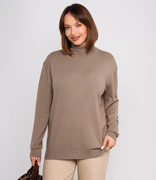 Водолазка #ОКТ08, мокко