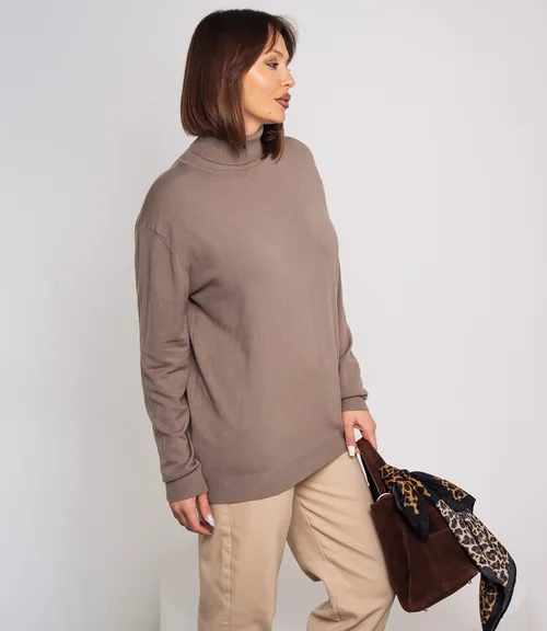 Водолазка #ОКТ08, мокко