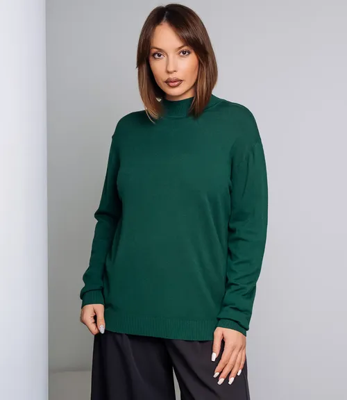 Водолазка #ОКТ07, тёмно-зелёный