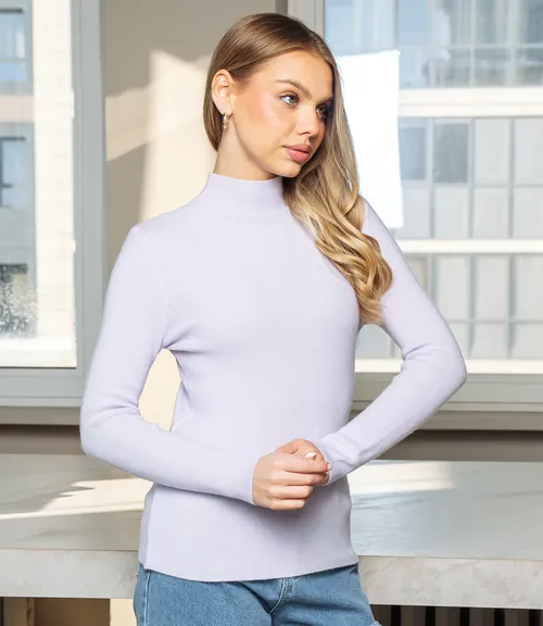 Водолазка #КТ801 (16), сиреневый