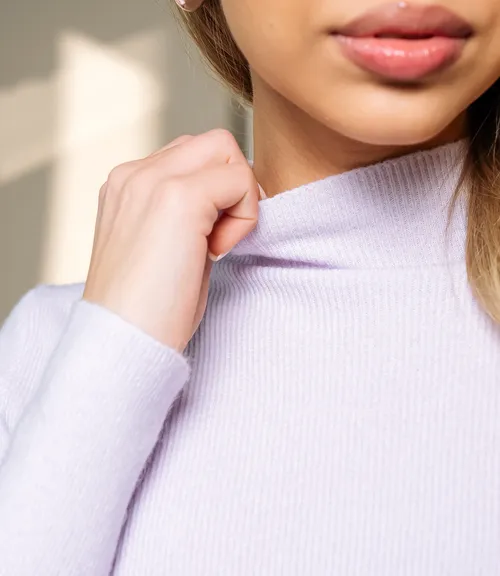 Водолазка #КТ801 (16), сиреневый