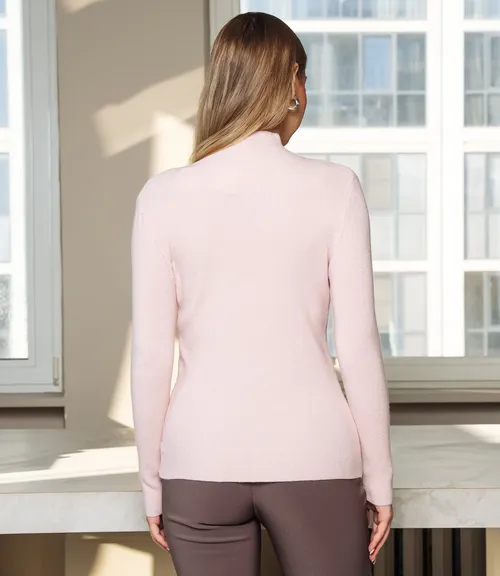 Водолазка #КТ801 (16), пудровый