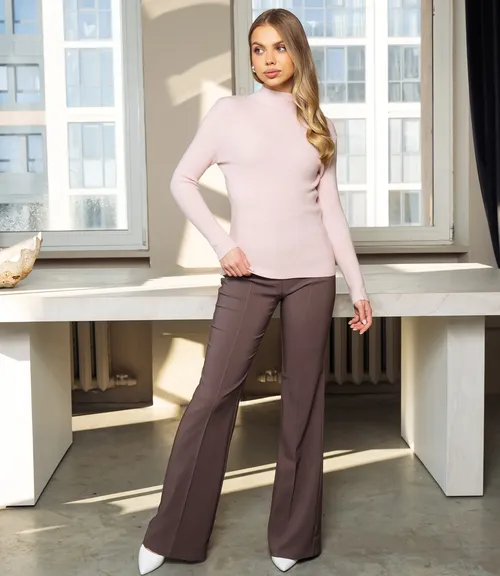 Водолазка #КТ801 (16), пудровый