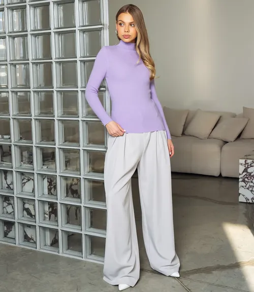 Водолазка #КТ801 (16), лавандовый
