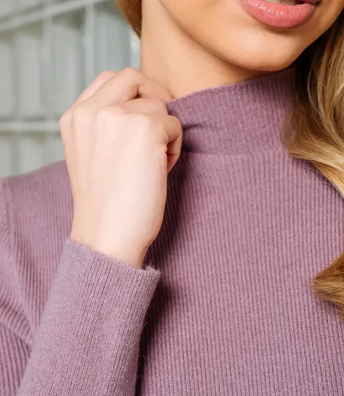 Водолазка #КТ801 (16), лиловый