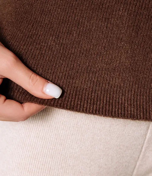 Водолазка #КТ801 (16), шоколадный