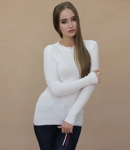 Водолазка #02***, белый - фото 4