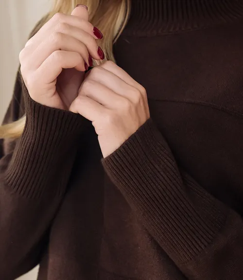 Водолазка #КТ7009 (1), шоколадный