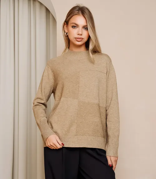 Водолазка #КТ7009 (1), бежевый