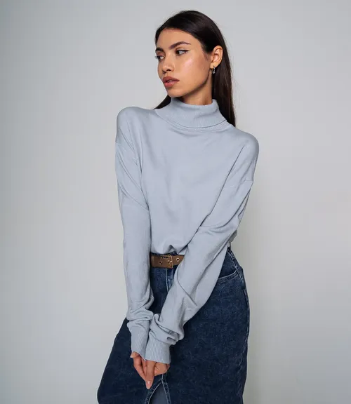 Водолазка #ОКТ08, серый