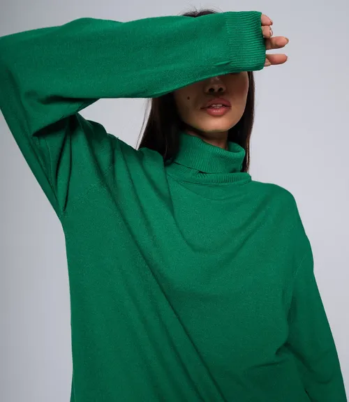 Водолазка #ОКТ08, зелёный