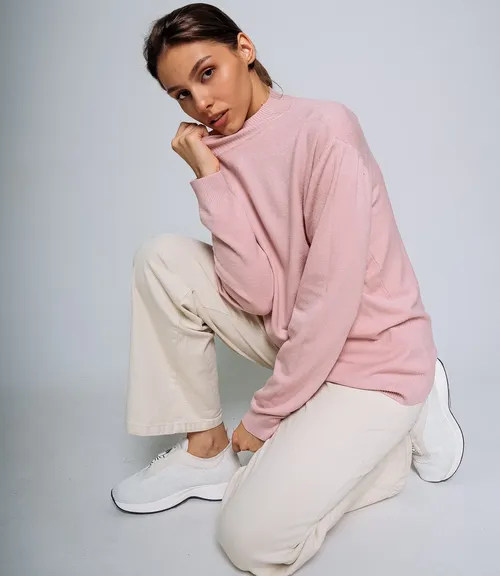 Водолазка #ОКТ07, пудровый