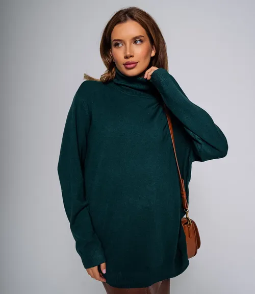 Водолазка #МСК08 (1), изумрудный - фото 1
