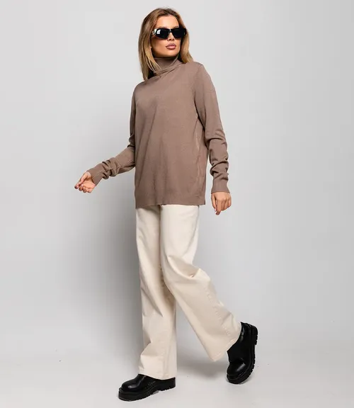 Водолазка #ОКТ06, капучино