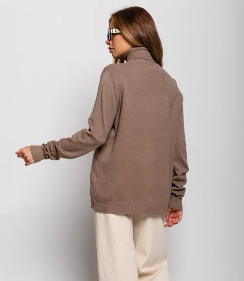 Водолазка #ОКТ06, капучино