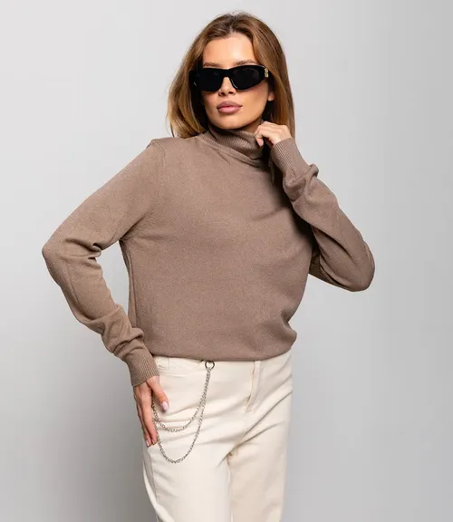 Водолазка #ОКТ06, капучино