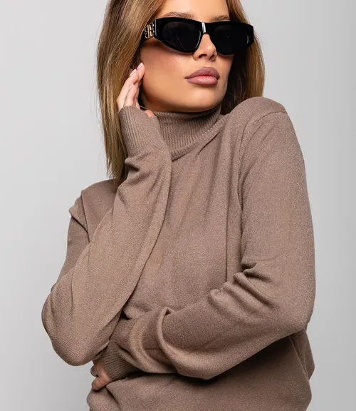 Водолазка #ОКТ06, капучино