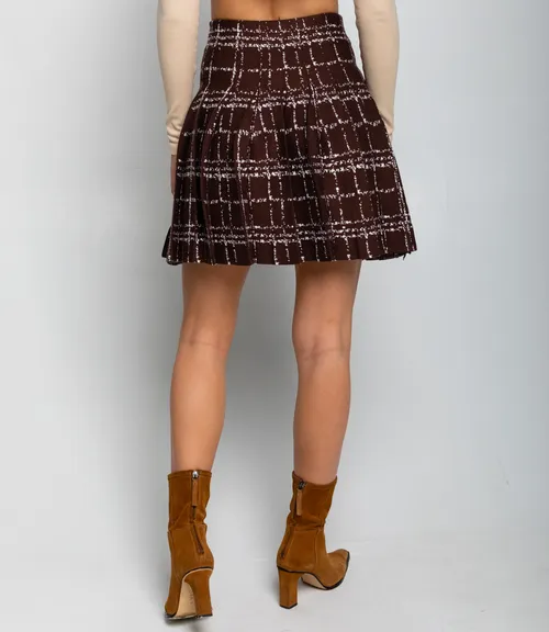 Юбка #КТ2011 (4), шоколадный