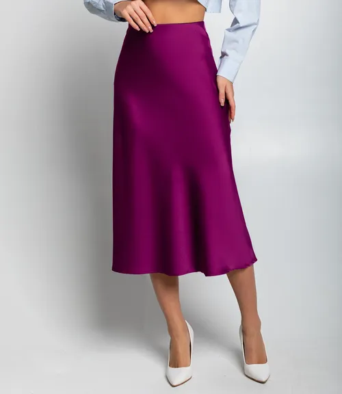 Юбка #КТ2103, сливовый