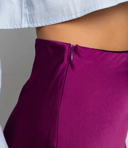Юбка #КТ2103, сливовый