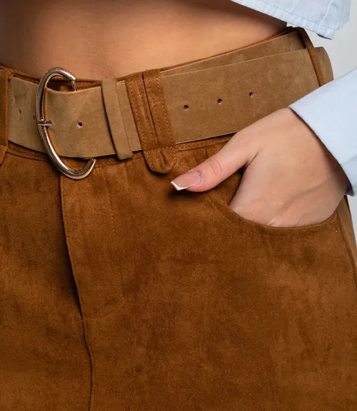 Юбка #КТ2578, коричневый