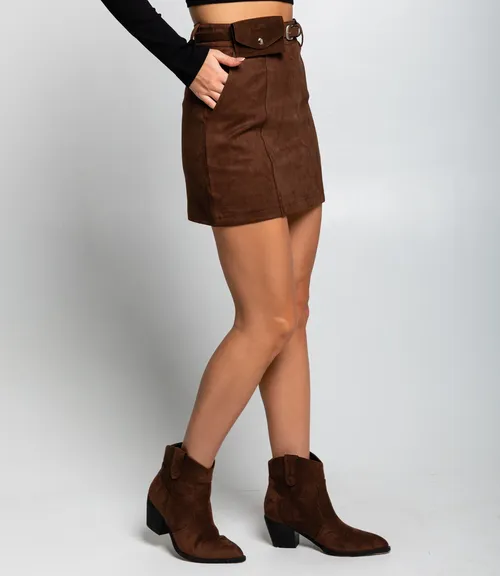 Юбка #КТ8522 (2), шоколадный