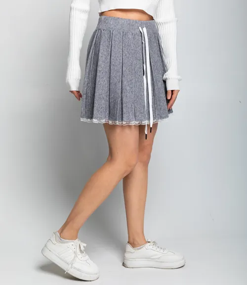 Юбка #КТ622 (4), серый