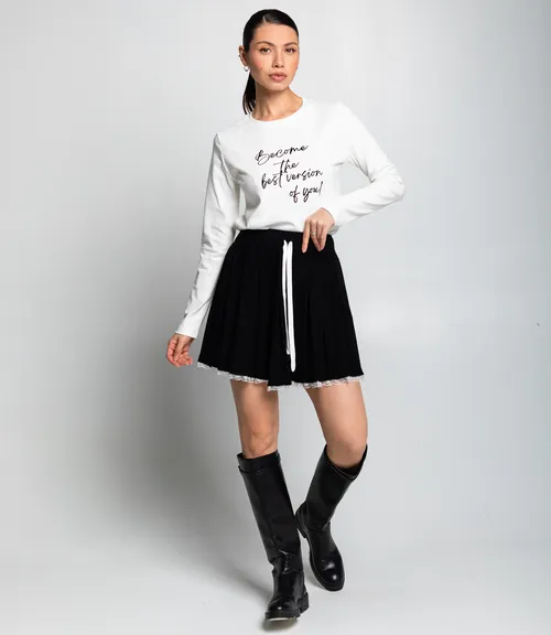 Юбка #КТ622 (4), чёрный