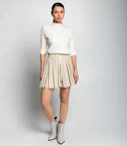 Юбка #КТ622 (4), бежевый