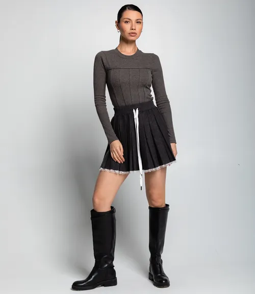 Юбка #КТ622 (4), графит