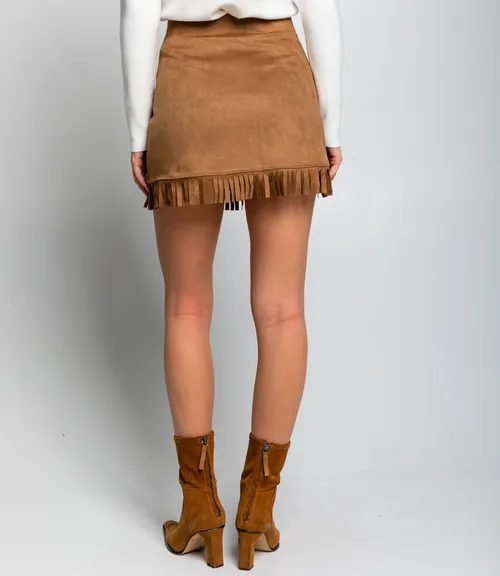 Юбка #КТ2510, коричневый