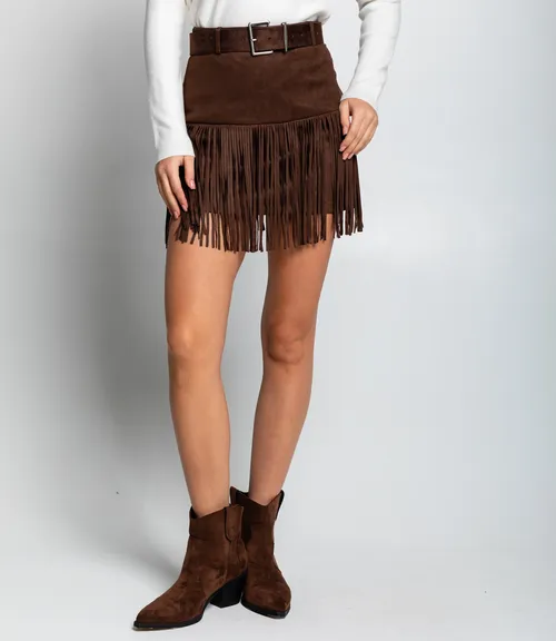 Юбка #КТ2516 (6), шоколадный