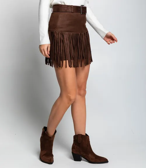 Юбка #КТ2516 (6), шоколадный