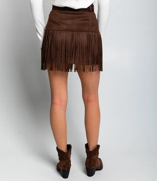 Юбка #КТ2516 (6), шоколадный