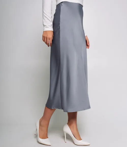 Юбка #КТ2103, серый