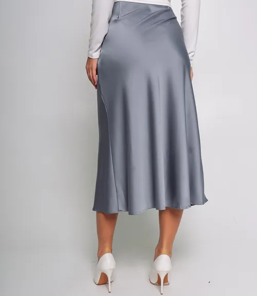 Юбка #КТ2103, серый