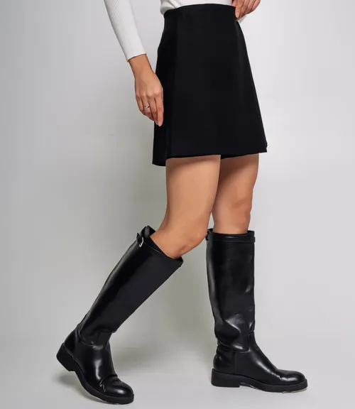 Юбка-шорты #КТ8662, чёрный