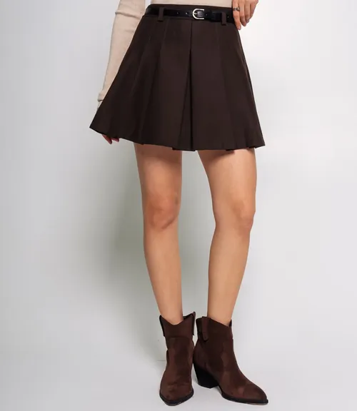 Юбка #КТ8668, шоколадный