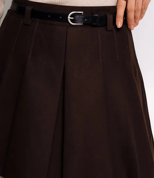 Юбка #КТ8668, шоколадный