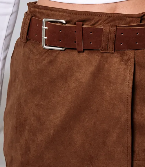 Юбка #КТ8831, коричневый