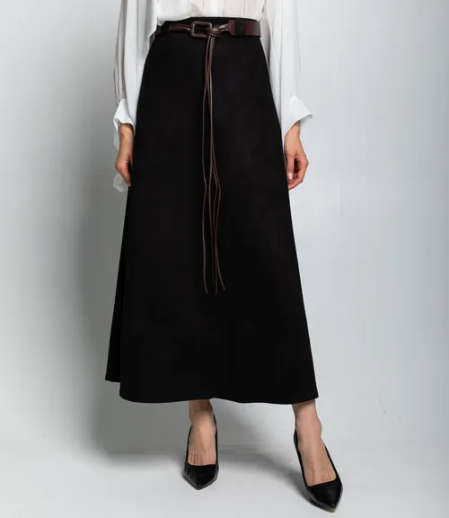 Юбка #КТ3039-2, чёрный