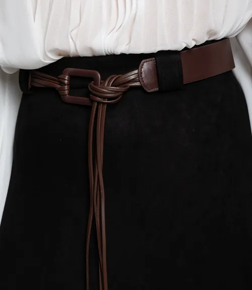 Юбка #КТ3039-2, чёрный