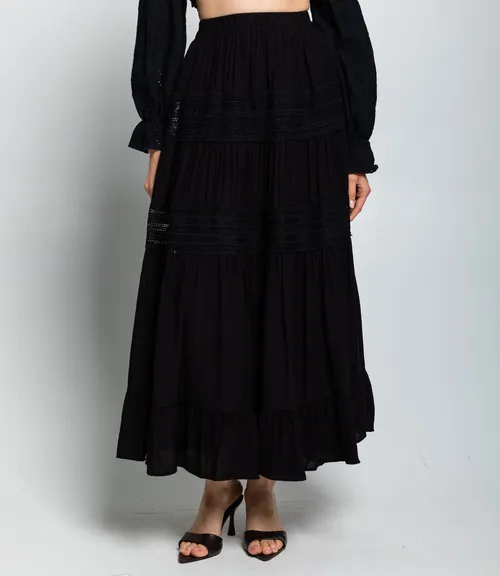 Юбка #КТ811 (11), чёрный